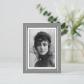 ヴィンテージ美しい – 外観 – 白黒 ポストカード (スタンド正面)