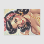 ヴィンテージ美しい 薄葉紙 (正面)