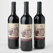 ヴィンテージ美女お茶 ワインラベル (ボトル)
