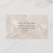 ヴィンテージ美学ミニマル主義者 名刺 (裏面)