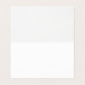 ヴィンテージ美容オレンジレッドフラワーフローラ 名刺 (内部フラット)