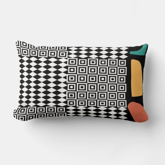 ヴィンテージ美意識 ランバークッション (正面)