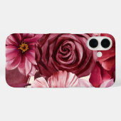 ヴィンテージ美的な赤いバラiPhone / iPadケース Case-Mate iPhoneケース (裏面 (横))