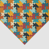 ヴィンテージ美的パズルピースのパターン 薄葉紙 (詳細)