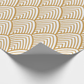 ヴィンテージ美術の船乗り場 ラッピングペーパー (角)