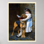 ヴィンテージ美術義務教育ブリトン・リヴィエール ポスター (正面)