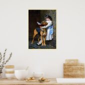 ヴィンテージ美術義務教育ブリトン・リヴィエール ポスター (キッチン)