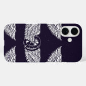 ヴィンテージ翼付きホイールバイク Case-Mate iPhoneケース (裏面 (横))