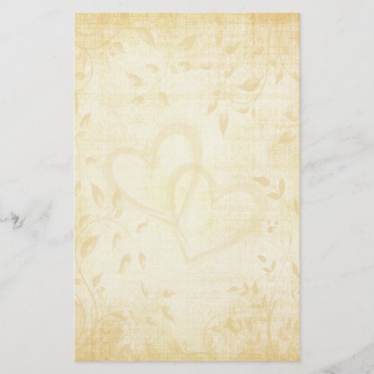 ヴィンテージ老化紙結婚ズ 便箋 (正面)