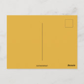 ヴィンテージ老若天使と時計の新年 ポストカード (裏面)