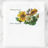 ヴィンテージ考えのステッカーまたはギフトラベル 長方形シール (バッグ)