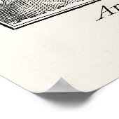 ヴィンテージ考えの骨組み解剖学 ポスター (角)