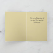 ヴィンテージ考えフローラの挨拶 サンキューカード (内部)