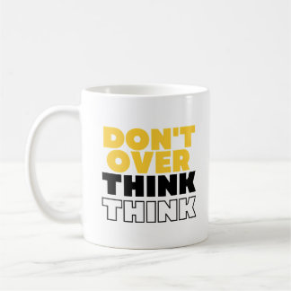 ヴィンテージ考えマグ考えを超えない コーヒーマグカップ