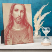 ヴィンテージ聖なるハート フォトプラーク (側面)