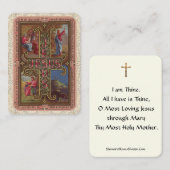 ヴィンテージ聖カードイエスレースカトリック エンクロージャーカード (正面/裏面)