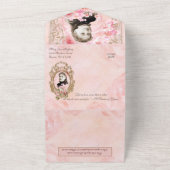 ヴィンテージ聖テルセイエス宗教的聖なる書物、 経典すべて オールインワン招待状 (外側)