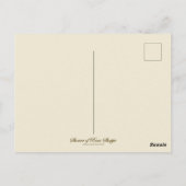 ヴィンテージ聖テルセカトリック修道院宗教引用文 ポストカード (裏面)