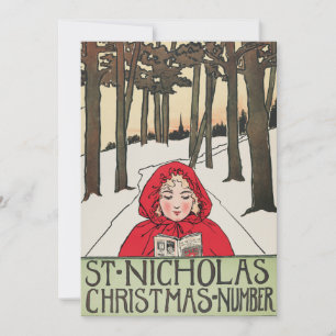 ヴィンテージ聖ニコラスのクリスマス番号(1896) シーズンカード