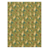 ヴィンテージ聖ニコラスサンタクロースクリスマス テーブルクロス (正面)