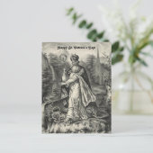 ヴィンテージ聖パトリックがヘビを追い出すアイルランド ポストカード (スタンド正面)