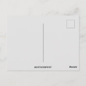 ヴィンテージ聖パトリックがヘビを追い出すアイルランド ポストカード (裏面)