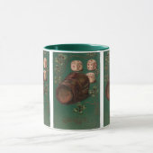 ヴィンテージ聖パトリックの日グッドラックアイルランドサイコロ マグカップ (中央)