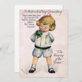 ヴィンテージ聖パトリックの日 シーズンカード (正面/裏面)