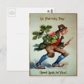 ヴィンテージ聖パトリックの日 ポストカード (正面/裏面)