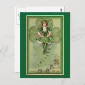 ヴィンテージ聖パトリックの日 ポストカード (正面/裏面)