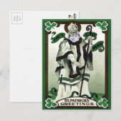ヴィンテージ聖パトリックの日 ポストカード (正面/裏面)
