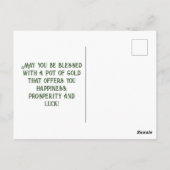 ヴィンテージ聖パトリックの日 ポストカード (裏面)