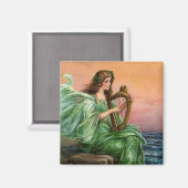 ヴィンテージ聖パトリックの日。亡命エリンビーチ マグネット (正面/裏面)