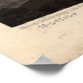 ヴィンテージ聖ポール・ミネソタの写真地図(1867) ポスター (角)