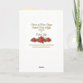 ヴィンテージ聖ヨセフの聖母 カード (裏面)