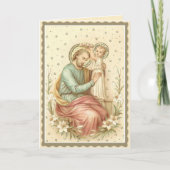 ヴィンテージ聖ヨセフの聖母 カード (正面)