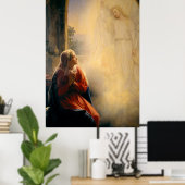 ヴィンテージ聖ヴァージン母メアリーアーチャンエルガブリエル ポスター (ホームオフィス)