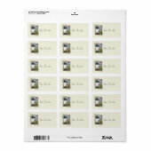 ヴィンテージ聖書聖なる書物、 経典とバラ ラベル (フルシート)