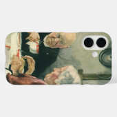 ヴィンテージ聖職者、コーヒーまたは紅茶と司祭 Case-Mate iPhoneケース (裏面 (横))