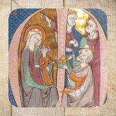 ヴィンテージ聖降誕祭エピファニー出生 スクエアシール