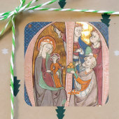 ヴィンテージ聖降誕祭エピファニー出生 スクエアシール