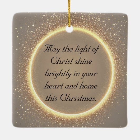 ヴィンテージ聖降誕祭 セラミックオーナメント (裏面)