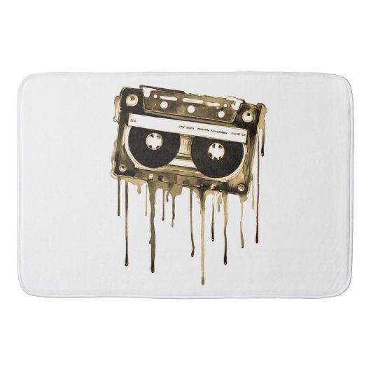 ヴィンテージ聴診器 バスマット (正面)