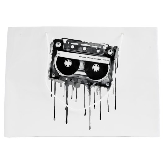 ヴィンテージ聴診器 ラージペーパーバッグ (正面)