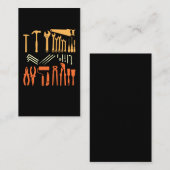 ヴィンテージ職人ガレージツールパパハンディーマン 名刺 (正面/裏面)