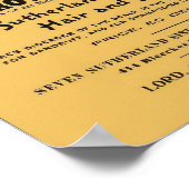 ヴィンテージ育毛業者広告 ポスター (角)