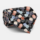 ヴィンテージ肺オンブラック ネクタイ (ロール)