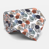 ヴィンテージ肺オン白 ネクタイ (ロール)