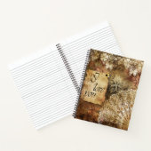 ヴィンテージ背景 ノートブック (内部)