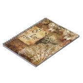 ヴィンテージ背景 ノートブック (左側)